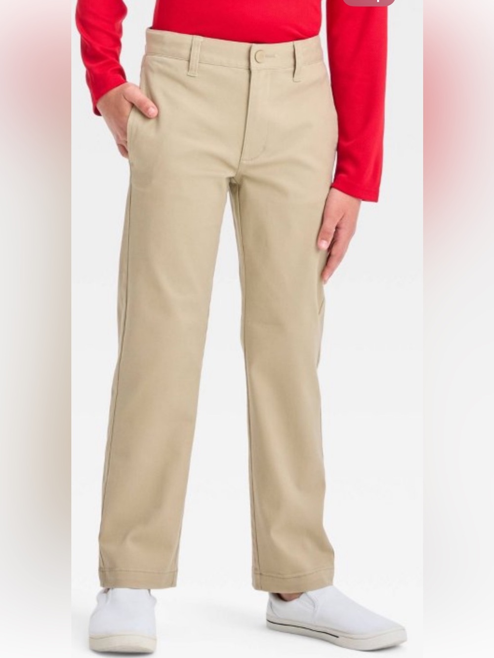 Kids' Classic Khaki Chinos - Tan